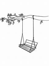 Swing Coloring Pages Free Online For Kids sketch template