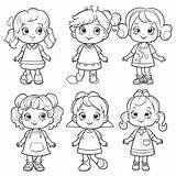 Drawing Cartoon Characters For Kids sketch template