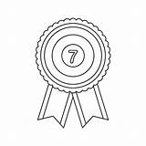 Award Ribbon Coloring Pages sketch template