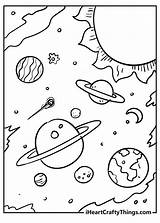 Explore the Universe With Outer Space Coloring Pages sketch template
