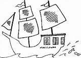 Mayflower Coloring Pages  Free Printable For Kids sketch template