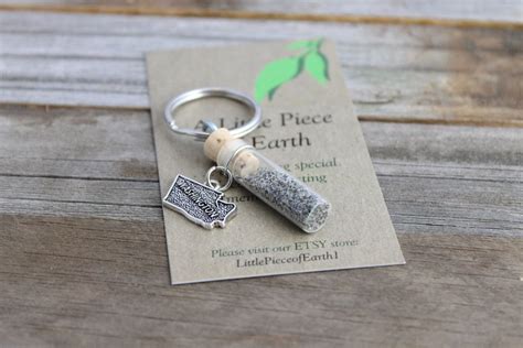 Washington Beach Sand Key Chain W/metal Washington Charm - Etsy | Washington beaches, Beach sand ...