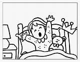 Wake Up Coloring Pages sketch template