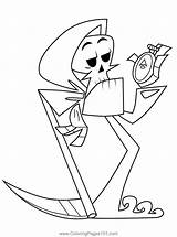 Grim Adventures Of Billy And Mandy Coloring Pages sketch template