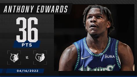 Anthony Edwards becomes the youngest Timberwolves player to score 30+ PTS in the playoffs 🍿 ...