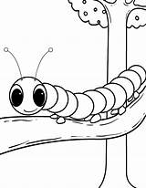 Printable Caterpillar Coloring Pages sketch template