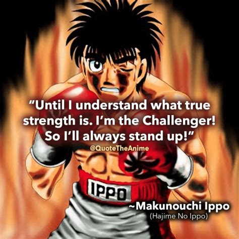 12 Motivational Hajime No Ippo Quotes (With Images) - QTA | Anime quotes inspirational, Warrior ...