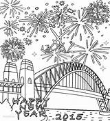 Printable Fireworks Coloring Pages For Kids sketch template