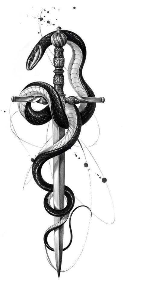 Pin by Danilo Jardim on Cobras in 2023 | Snake tattoo design, Black snake tattoo, Tattoo style ...