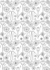 Free printable Flower coloring Page  Ausdruckbare Ausmalseite Freebie sketch template