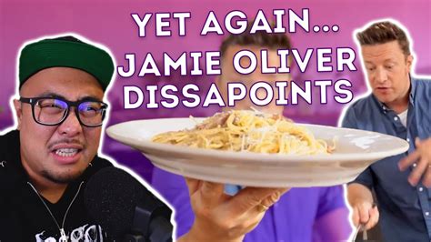 Jamie Olivers Classic Carbonara - Pro Chef Reacts - YouTube