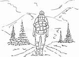 Wanderer Coloring Pages sketch template