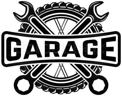 Garage. Service station. Car repair. ... | Stock vector | Colourbox