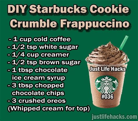 starbucks frappuccino coffee drink recipe with instructions on how to make it in the microwave