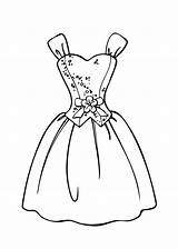 Printable Dress Coloring Pages sketch template