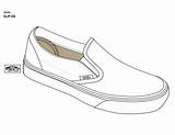 Vans Shoe Drawings Sketch Coloring Page sketch template