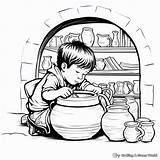 Pottery Coloring Pages  Free & Printable sketch template