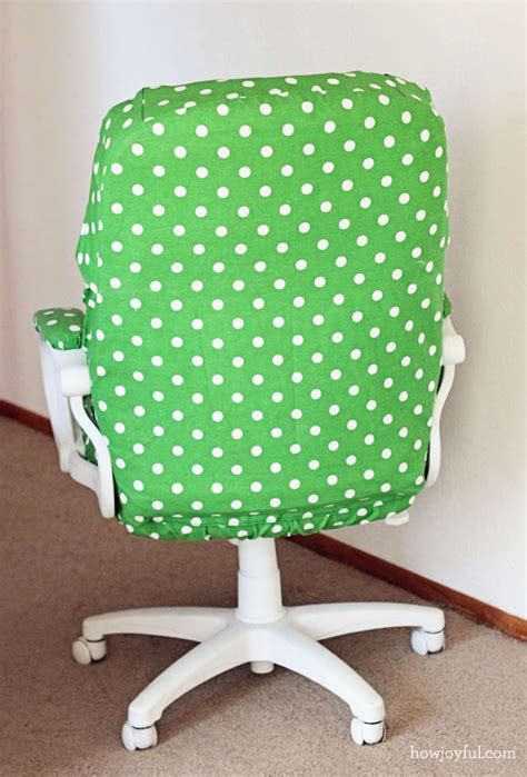 How to transform a boring chair with fabric and spray paint | Office chair makeover, Desk chair ...