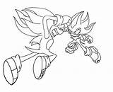 Super Sonic Shadow And Silver Coloring Pages  Free Printable sketch template