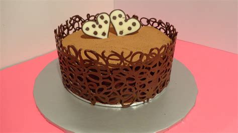 Chocolate cake for a wedding anniversary