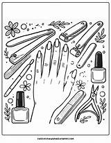 20 Nails Coloring Pages  For Kids sketch template