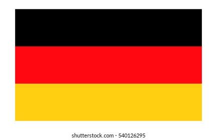 Bundesflagge, Vektor10. Deutsche Flagge. Deutschland-Flaggensymbol ...