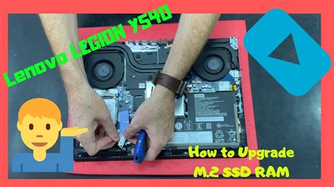 How to upgrade M.2 Pcie Nvme HDD SSD RAM Lenovo LEGION Y540 disassembly ...