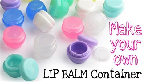 How to make Lip Balm Container at home | Lip Balm Container making | How to make mini Storage ...