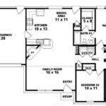 Style Bedroom House Plans Single Floor Also - House Plans | #40201