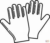 Mittens And Gloves Coloring Pages sketch template
