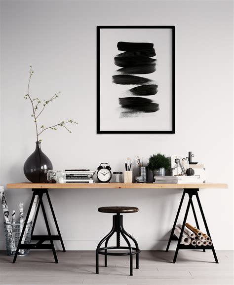 Zen Printable Wall Art Black and White Print Acrylic - Etsy