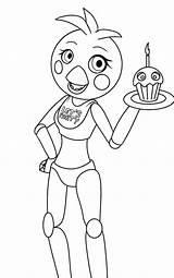 Toy Chica Coloring Coloring Pages sketch template