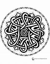 Mandala Coloring Page For Kids & Adults Celtic Knot  Home sketch template