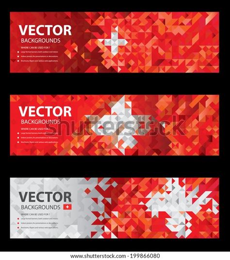 Switzerland Flag Swiss Cross Vector Art Stock Vector (Royalty Free) 199866080 | Shutterstock