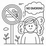 No Smoking Day Free coloring Page  Download Print Or Color Online For sketch template