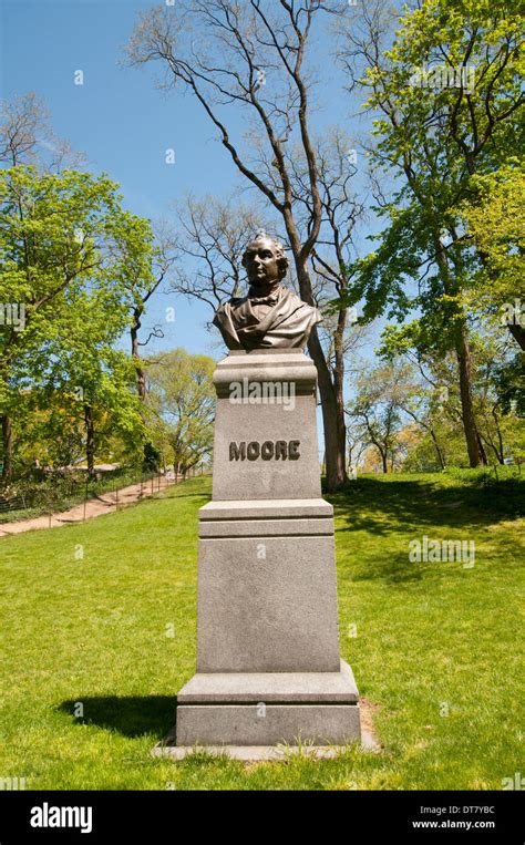 Thomas Moore Statue in Central Park, New York City USA Stock Photo - Alamy