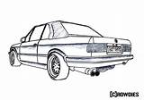 Bmw E30 Coloring Pages sketch template