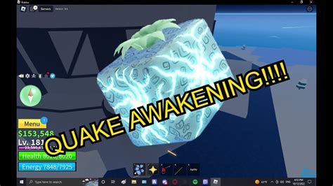 Quake Awakening | Blox Fruits - YouTube