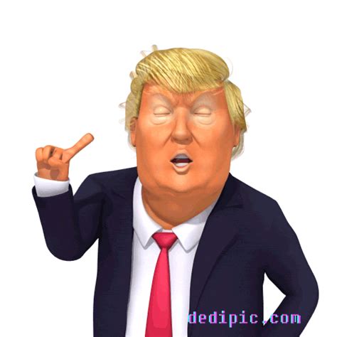 No Way Says Trump 3D Animated GIF – Dedipic