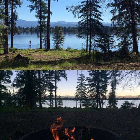 Lake Cascade Truck Camper Camping at Amanita Campground near Donnelly ...