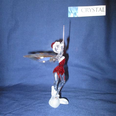 SWAROVSKI 2012 LIMITED EDITION TINKERBELL (RED DRESS / SANTA) - Crystal By Chris