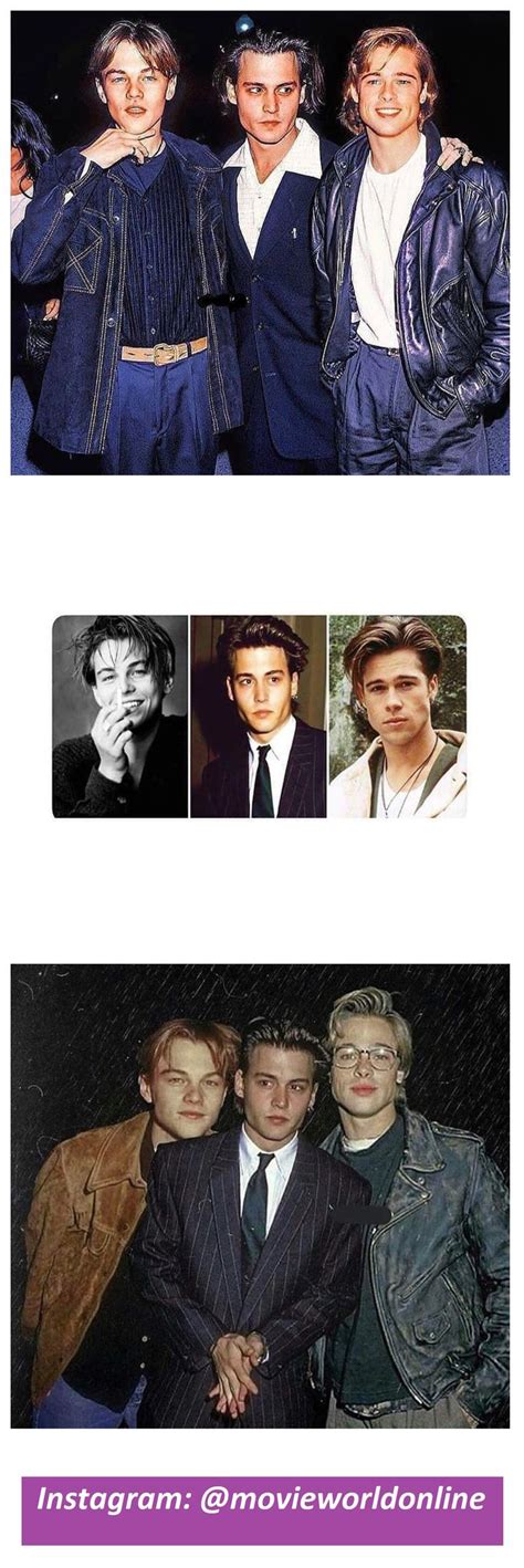 Friendship | Brad pitt, Leonardo dicaprio, Johnny depp