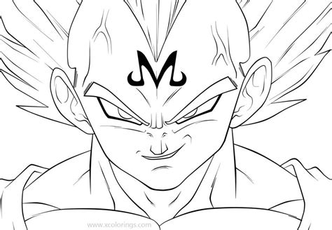 Evil Vegeta Coloring Pages - XColorings.com