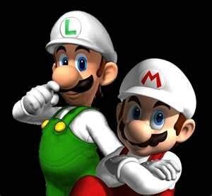 Fire Mario And Luigi | Mario and luigi, Super mario bros, Mario bros