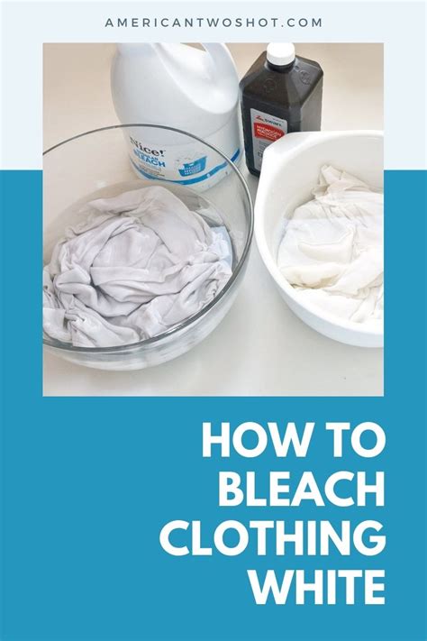 9 Ways to Bleach Clothing White