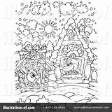 Coloring Page Clipart 101637  Illustration By Alex Bannykh sketch template