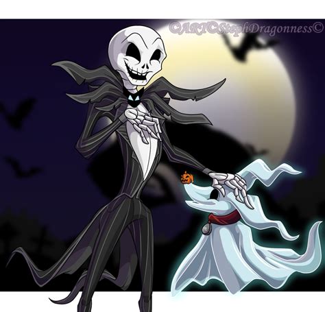 The Nightmare Before Christmas: Jack and Zero by StephDragonness on ...