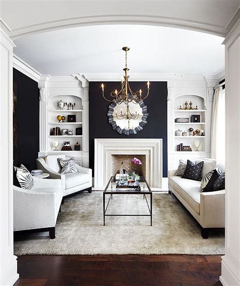 Favorite Black and Charcoal Gray Paint Colors | Black and white living room, Living room designs ...