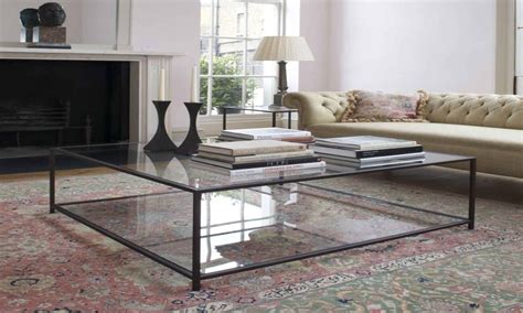 30 Ideas of Large Square Glass Coffee Tables