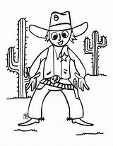 Free Printable Cowboy Coloring Pages For Kids sketch template